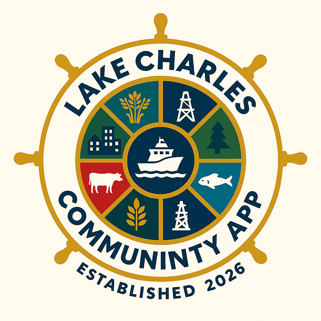 Lake Charles community engagement platform interface empowering residents in Lake Charles Louisiana to organize, prove consensus, and influence civic decisions