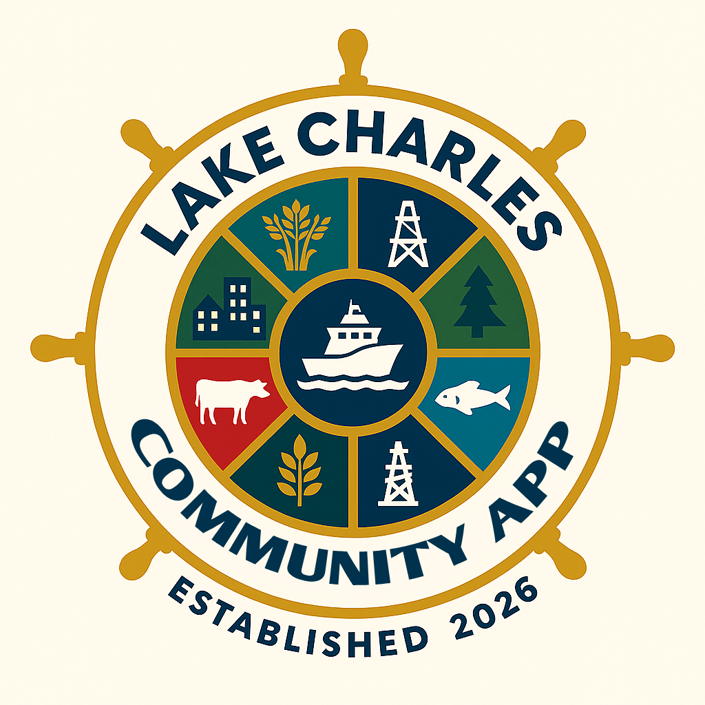 Lake Charles community engagement platform interface empowering residents in Lake Charles Louisiana to organize, prove consensus, and influence civic decisions